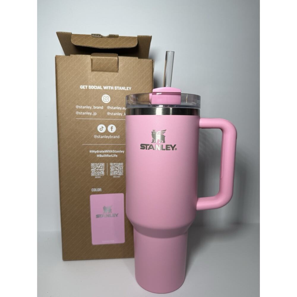 Stanley Australia Exclusive 40oz SIZZLING PINK Quencher Tumbler BNWT BNIB
